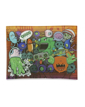 Ooze Rolling Tray - Shatter Resistant Glass - Monstrosity