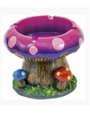 FUJIMA LARGE MUSHROOM TREE POLY STONE ASHTRAY (LT205)