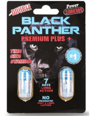 Black Panther - Premium Plus Power 2,000,000 Double Pack
