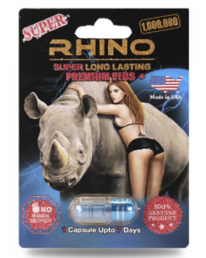 Rhino - Super Long lasting Premium Plus, Power 1,000,000 Single Pack