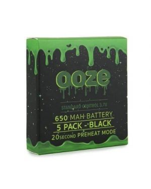 Ooze 650 Vape Battery - 5 Pack