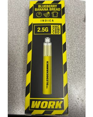 Heavy Duty Work - The Sledgehammer (HHC + CBN + CBD) Disposable Vape 2.5g