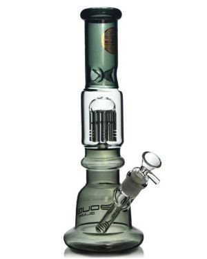 Bougie Glass - 11" Space Gray Bougie Bong