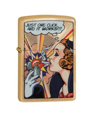 Zippo  Brass Windy Pop Art Design