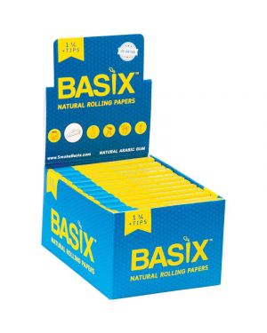 Basix Natural 1 ¼ + Tips Rolling Papers