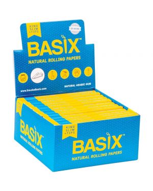Basix Natural King Slim + Tips Rolling Papers