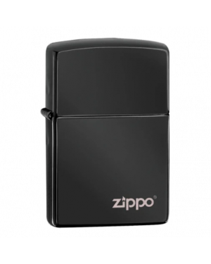 Zippo  Classic High Polish Black Zippo Logo
