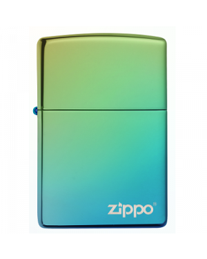 Zippo  Classic High Polish Teal Zippo Logo