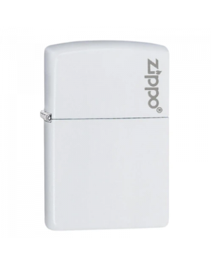 Zippo Classic White Matte Zippo Logo