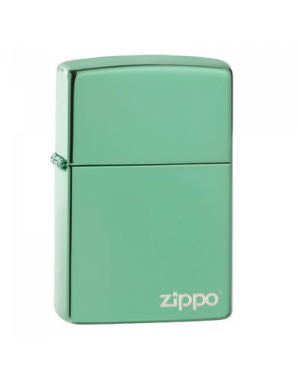Zippo  Classic High Polish Green Zippo Logo