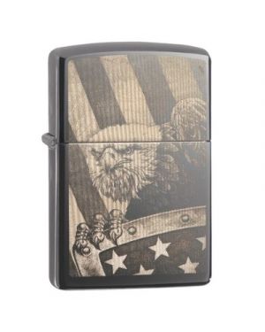 Zippo  Eagle and Flag Design