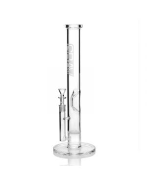 Grav Large Straight Base with Disc Water Pipe