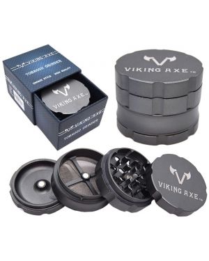 Viking Axe Grinder 63mm 4 Parts With Double Gear Shape (GV018-63)