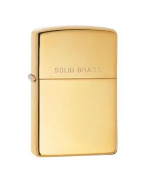 Zippo  High Polish Solid Brass