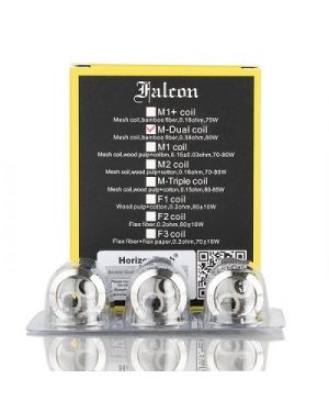 HorizonTech Falcon M Dual 0.38 Replacement Coils - 3Pack