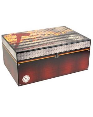 Desktop Humidor - Red Line FD by Humidor Supreme