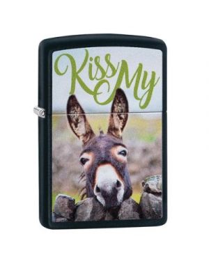 Zippo  Kiss My Donkey Design