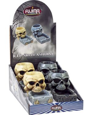 FUJIMA R.I.P. SKULL ASHTRAY (LT406)