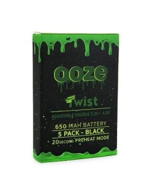 Ooze 650 Twist Battery - 5 Pack