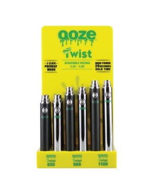 OOZE Twist Display - YELLOW - 24PC