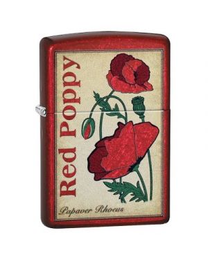 Zippo  Poppy Design