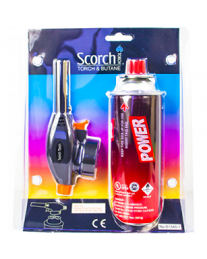 Scorch Torch (61346-1) + 8oz Butane Torch Set