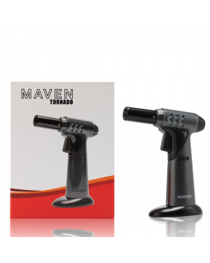 Maven Angled Single Jet Table Torch Lighter - Tornado