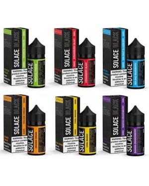 Solace - BLACK Salt Nic E-Liquids 30ML