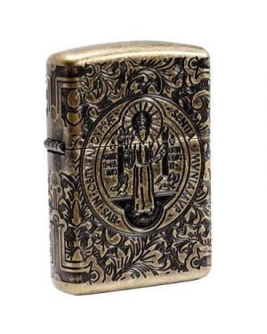 Zippo  St. Benedict Design