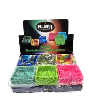 FUJIMA SILICONE GLOW-IN-DARK DABBER ASHTRAY (SA106)