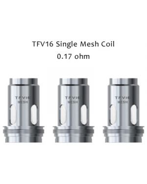 SMOK TFV16 Single Mesh 0.17 Coils - Pack of 3