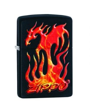 Zippo Flaming Dragon Design