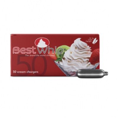 BEST WHIP 50 ct Whipped Cream Chargers 